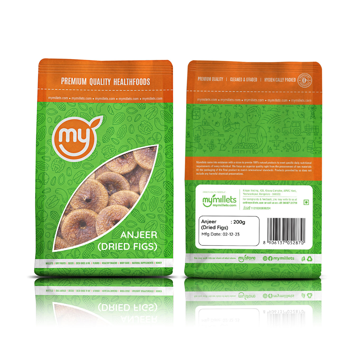 Premium Dried Anjeer (Figs) | Natural Fiber-Rich Dry Fruit