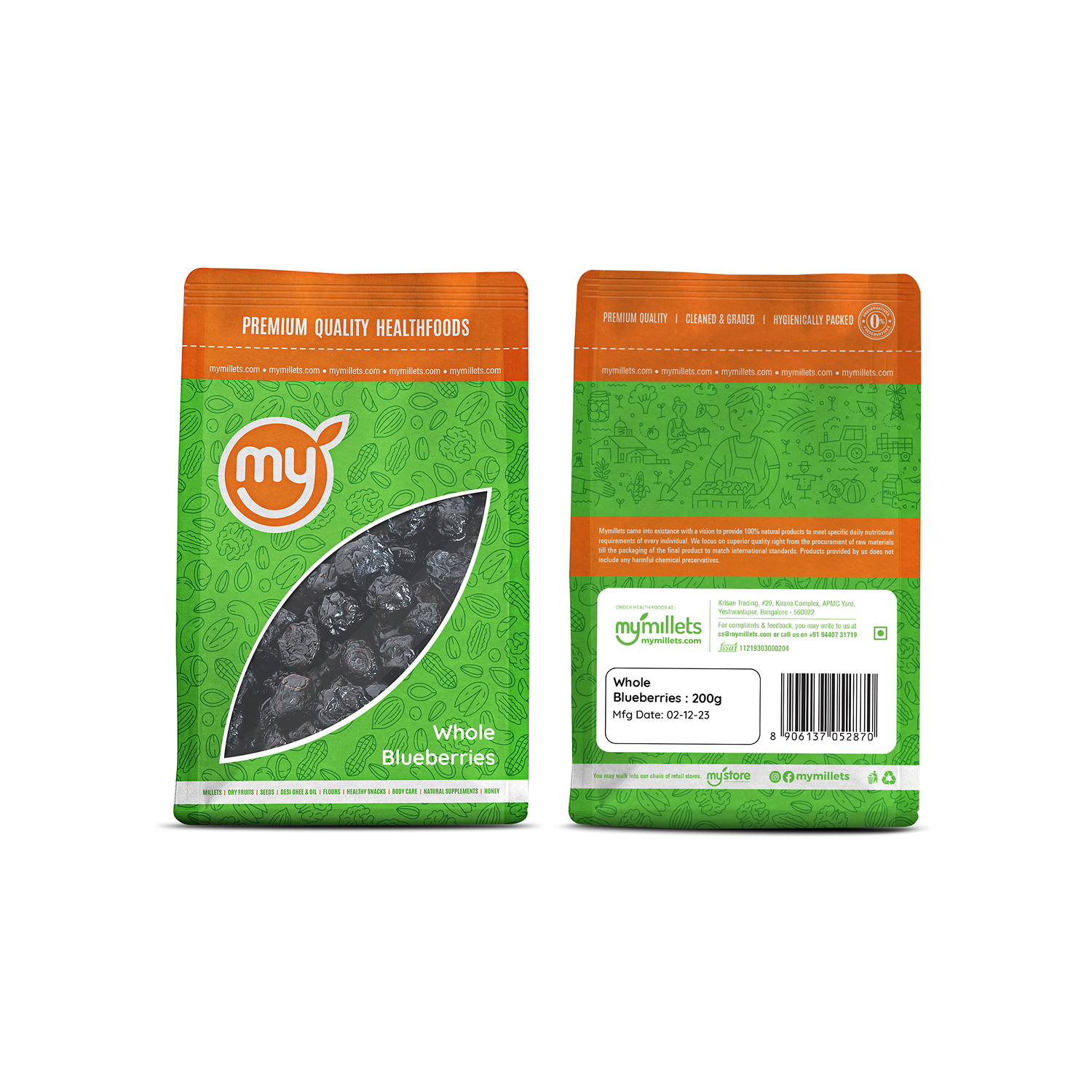 Dried Blueberries | Antioxidant Superfood Snack