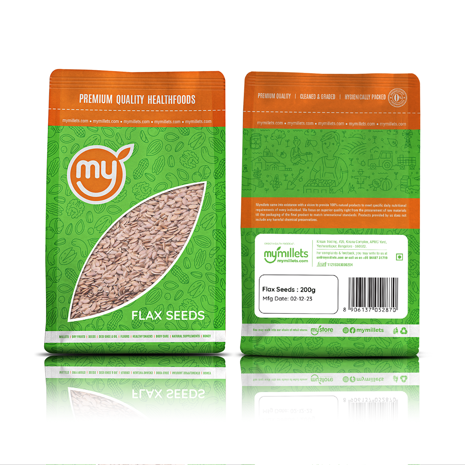 Flax Seeds | High Fiber Omega-3 Seeds for Heart Health
