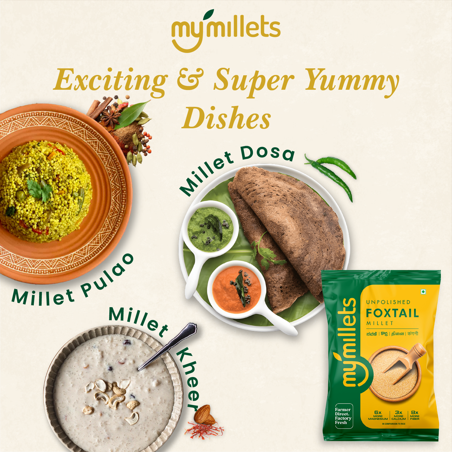 Little Millet | Saama Unpolished | Gluten-Free Nutritious Grain