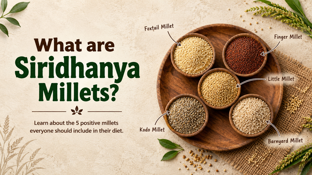 Foxtail, Little, Kodo, Barnyard, Browntop Millets