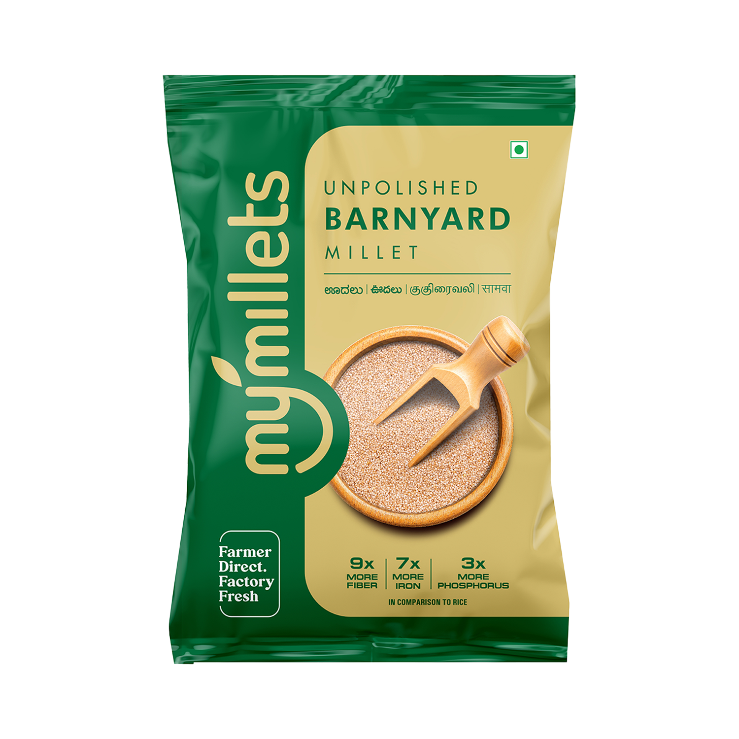 Barnyard Millet Unpolished | Udhalu | Gluten-Free Healthy Grain