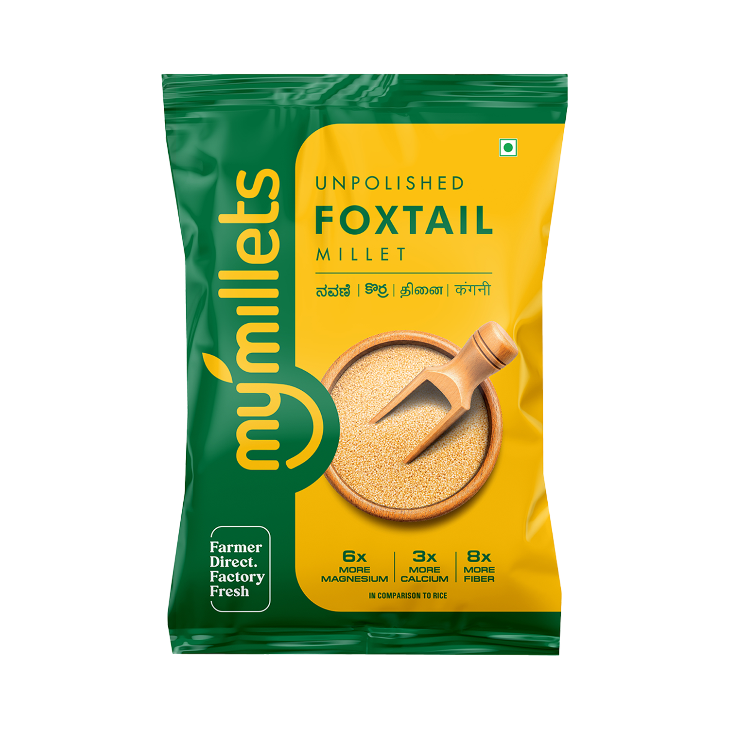 Foxtail Millet | Navane Korra Unpolished | Gluten-Free Whole Grain