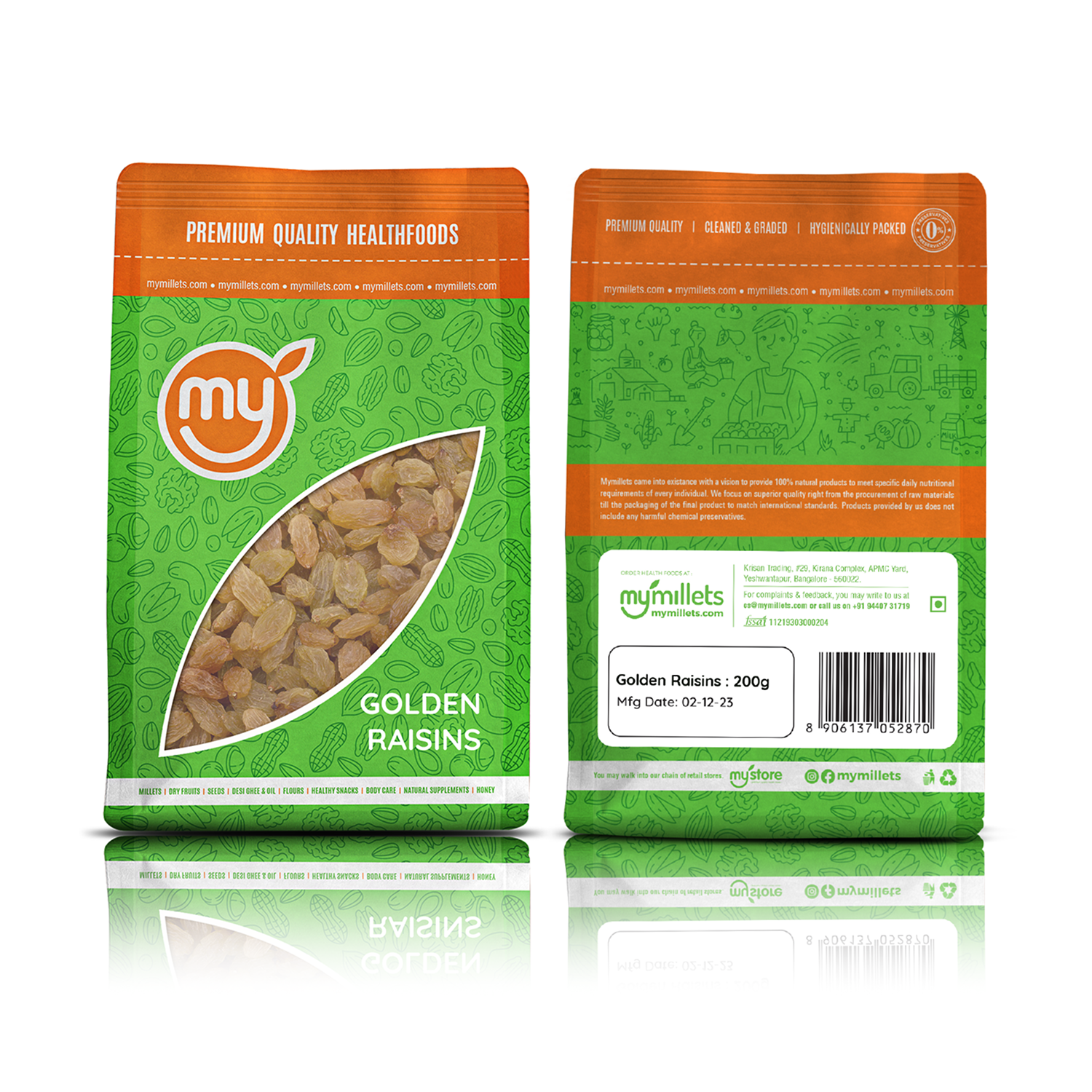 Golden Raisins | Premium Sweet Seedless Kishmish