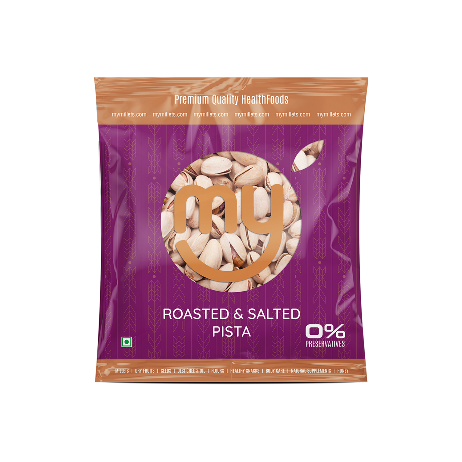 Roasted & Salted Pistachios | Premium Crunchy Pista