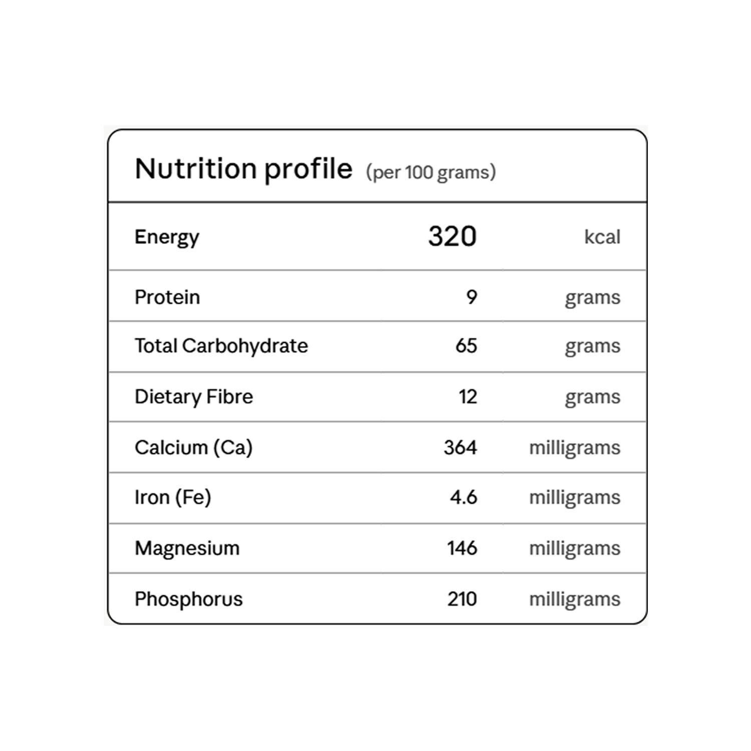 Sprouted Ragi Flour 750g | High Calcium Finger Millet Flour for Better Absorption