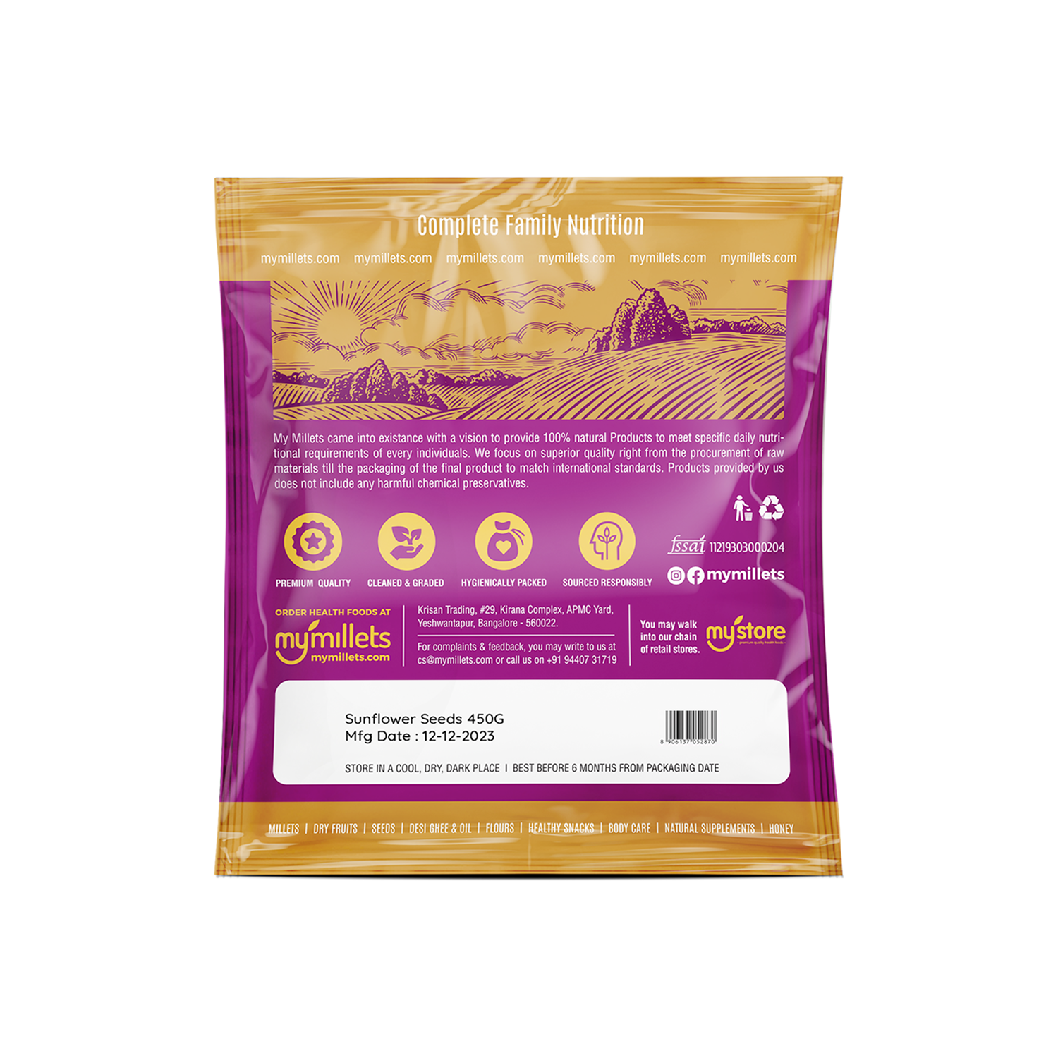 Sunflower Seeds | Vitamin E Rich Healthy Snack Seeds